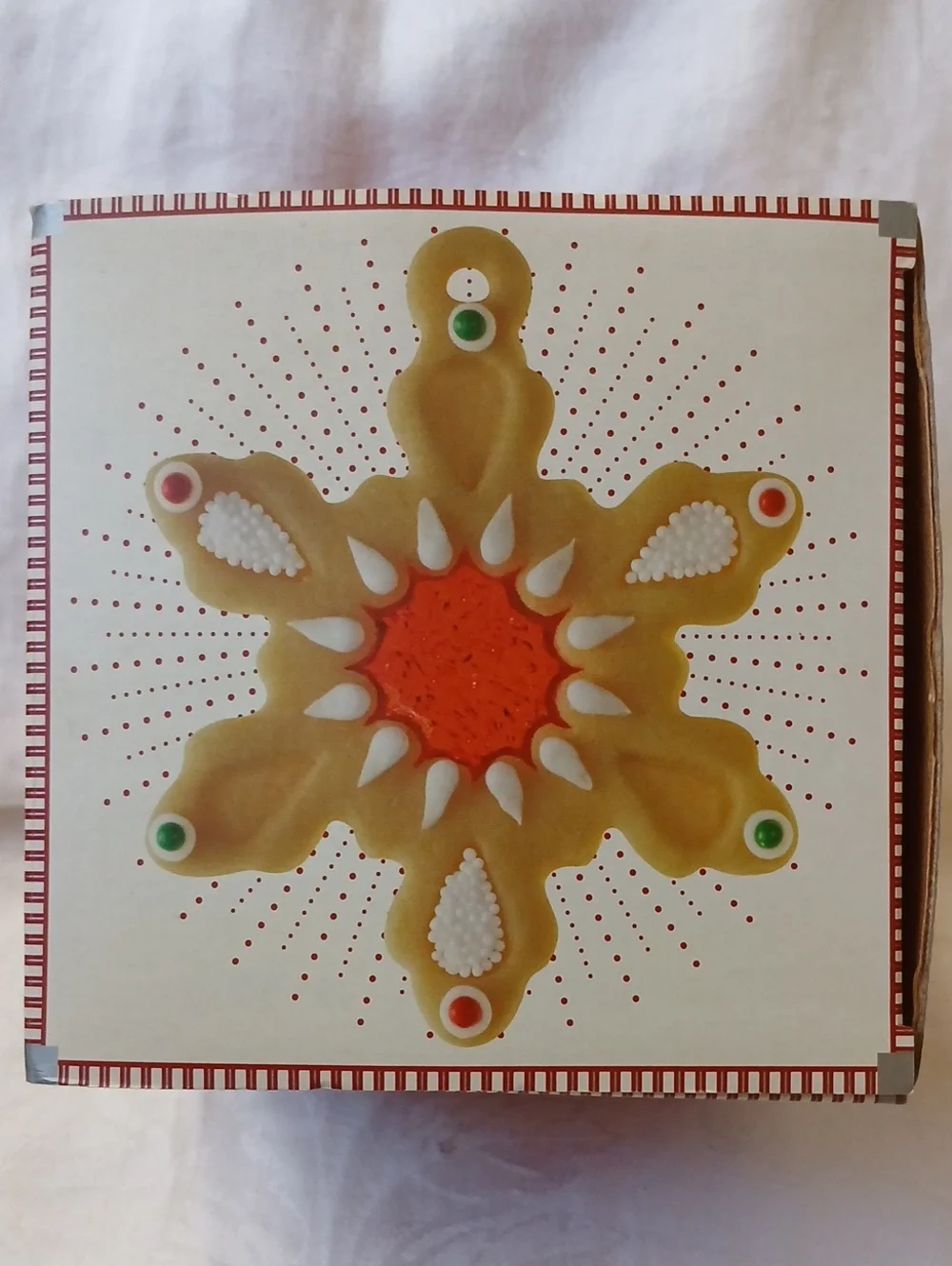 Williams Sonoma Stained Glass Cookie Cutters Christmas Ornaments Set Of 4